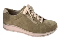 Veterschoenen<Durea - Wijdte K plus - 6286 9557 - Groen - Uitneembaar Voetbed