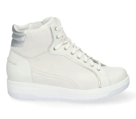 Boots<Durea - Wijdte K plus - 9784 1485 - Wit - Uitneembaar voetbed