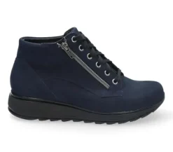 Boots<Durea - Wijdte Kplus - 9767 6912 - Blauw - Uitneembaar voetbed
