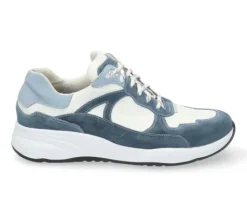 Veterschoenen<Durea - Wijdte M - 6283 1054 - Blauw - Uitneembaar voetbed