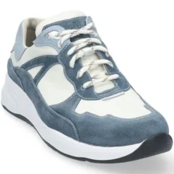 Veterschoenen<Durea - Wijdte M - 6283 1054 - Blauw - Uitneembaar voetbed