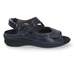 Sandalen<Durea - Wijdte M - 7408 1034 - Blauw - Uitneembaar voetbed