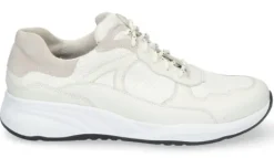 Veterschoenen<Durea - Wijdte M - Wit - 6283 - Uitneembaar Voetbed