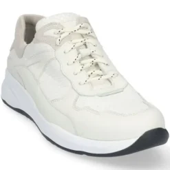 Veterschoenen<Durea - Wijdte M - Wit - 6283 - Uitneembaar Voetbed