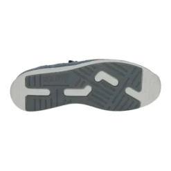 Veterschoenen<Durea Go - Wijdte H - Blauw - Uitneembaar voetbed