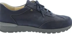 Veterschoenen<Finn Comfort - ca H 1/2 Wijdte - Shelton Blauw - Uitneembaar voetbed