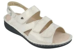 Sandalen<Finn Comfort - ca wijdte K - Praia - 2643 - Marmer wit - Uitneembaar voetbed