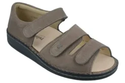 Sandalen<Finn Comfort FinnComfort - ca Wijdte K - Baltrum 1518 - Taupe - Uitneembaar Voetbed