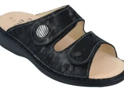 Slippers<Finn Comfort FinnComfort - ca Wijdte K - Panay - 82540 644144 - Zwart - Uitneembaar voetbed