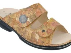 Slippers<Finn Comfort FinnComfort - ca Wijdte K - Sansibar 2550 712467 - Cognac - Uitneembaar voetbed