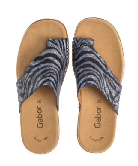 Slippers<Gabor - 23 700 - Blauw