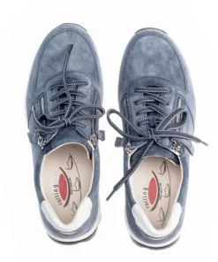 Veterschoenen<Gabor - Rolling soft - Wijdte G - 26.968 .26 Jeans - Uitneembaar voetbed
