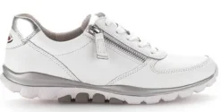 Veterschoenen<Gabor - Rolling soft - Wijdte G - Wit - Uitneembaar voetbed