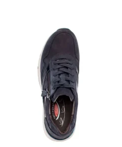 Veterschoenen<Gabor - Rolling Soft - Wijdte G - 38.896 46 - Blauw - Uitneembaar voetbed