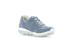 Veterschoenen<Gabor - Rolling soft - Wijdte G - 66.965 16 - Jeans - Uitneembaar voetbed
