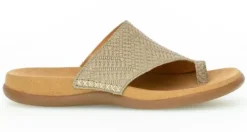 Slippers<Gabor - Wijdte F - 83.700 - Kaky