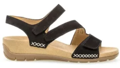 Sandalen<Gabor - Wijdte F - 23.734 - Zwart