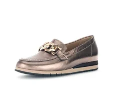 Instapschoenen<Gabor - Wijdte G - 32 415 12 - Brons - Uitneembaar voetbed