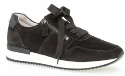 Veterschoenen<Gabor - Wijdte G - 63 420 17 - Zwart - Uitneembaar voetbed