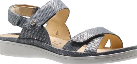 Sandalen<Ganter - Wijdte E - 5-20553 - Blauw - Uitneembaar Voetbed