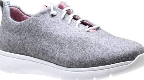 Veterschoenen<Ganter - Wijdte G - 204340 6347 - Licht Grijs - Merino - Uitneembaar voetbed