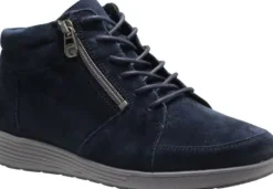 Boots<Ganter - Wijdte K - Klara 208198 - Blauw - Uitneembaar voetbed