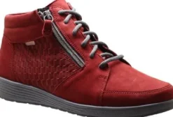Boots<Ganter Sensitive - Wijdte K - 208196 Rood - Uitneembaar voetbed