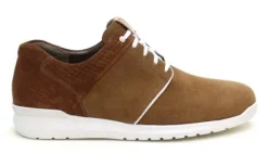 Veterschoenen<Gijs - Wijdte G - 2056 - Cognac - Uitneembaar voetbed