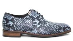 Veterschoenen<Gijs - Wijdte H - 2048 7805 - Blauw - Uitneembaar voetbed