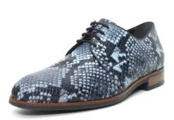 Veterschoenen<Gijs - Wijdte H - 2048 7805 - Blauw - Uitneembaar voetbed