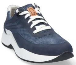 Veterschoenen<Gijs - Wijdte H - 2070 9559 - Blauw - Uitneembaar voetbed