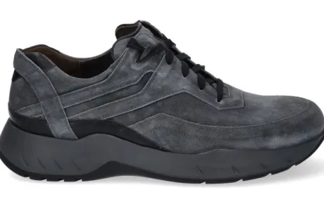 Veterschoenen<Gijs - Wijdte H - 2070 47 - Grijs - Uitneembaar voetbed