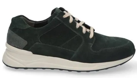 Veterschoenen<Gijs - Wijdte H - 2121 0714 - Groen - Uitneembaar voetbed