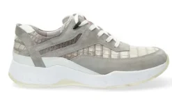 Veterschoenen<Gijs - Wijdte H - 2070 9082 - Licht Grijs - Uitneembaar voetbed