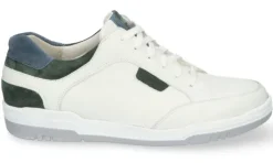 Veterschoenen<Gijs - Wijdte H - 2135 0994 - Wit - Uitneembaar voetbed
