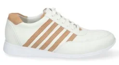 Veterschoenen<Gijs - Wijdte H - 2100 313 - Wit - Uitneembaar voetbed