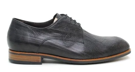 Veterschoenen<Gijs - Wijdte H - 2048 Zwart - Uitneembaar voetbed