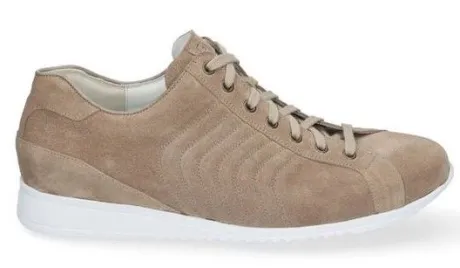 Veterschoenen<Gijs - Wijdte K - 2122 413 - Beige - Uitneembaar voetbed