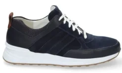 Veterschoenen<Gijs - Wijdte K - 2120 396 - Blauw - Uitneembaar voetbed