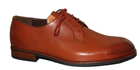 Veterschoenen<Gijs - Wijdte K - 2087 7096 - Cognac - Uitneembaar voetbed
