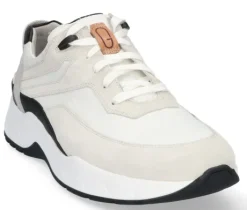 Veterschoenen<Gijs - Wijdte K - 2070 9558 - Wit - Uitneembaar voetbed