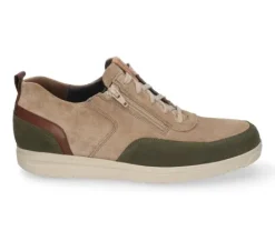 Veterschoenen<Gijs - Wijdte K - 2085 1448 - Zand - Uitneembaar voetbed