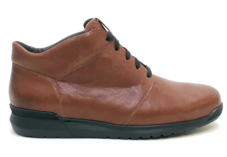 Boots<Gijs - Wijdte M plus - 1504 8455 - Cognac - Uitneembaar voetbed