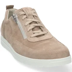 Veterschoenen<Gijs Go - Wijdte K - 2079 0920 - Beige - Uitneembaar voetbed