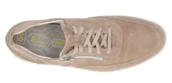 Veterschoenen<Gijs Go - Wijdte K - 2079 0920 - Beige - Uitneembaar voetbed