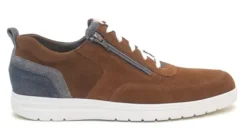Veterschoenen<Gijs Go - Wijdte H - 2079 205 - Cognac - Uitneembaar voetbed