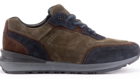 Veterschoenen<Greve - Wijdte H - 7272 Podium 2936 - Groen - UItneembaar voetbed