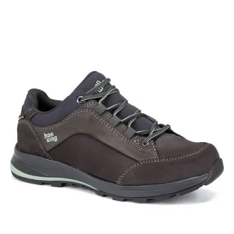 Wandelschoenen|Veterschoenen<Superga Hanwag - Banks Lo Bunion GTX - Grijs - Uitneembaar voetbed