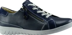Veterschoenen<Hartjes - Wijdte G 1/2 - 88262 - Blauw - Uitneembaar voetbed