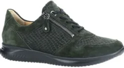 Veterschoenen<Hartjes - Wijdte G - 1121/39 - Groen - Uitneembaar voetbed